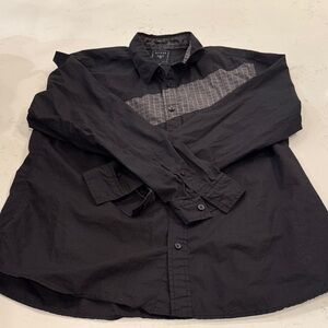 Guess Black Shirt with Subtle Gray Accents